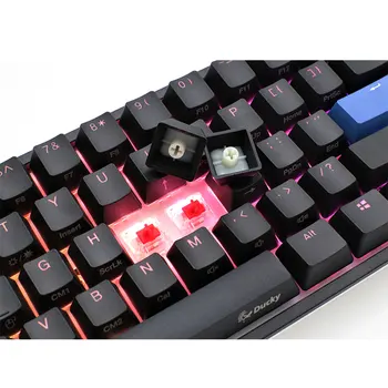 Ducky Vienas 2 Mini Mechaninė Klaviatūra Žaidimų Klaviatūra RGB LED 60% Double Shot PBT Cherry MX Pereiti originalus