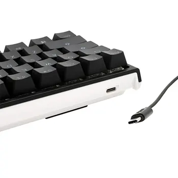 Ducky Vienas 2 Mini Mechaninė Klaviatūra Žaidimų Klaviatūra RGB LED 60% Double Shot PBT Cherry MX Pereiti originalus