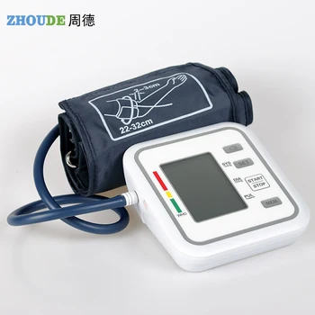 Sphygmomanometer žasto Kraujo Spaudimo Monitorius LCD Skaitmeninis Tensiometer BP širdies ritmo monitorius medicinos prietaisų