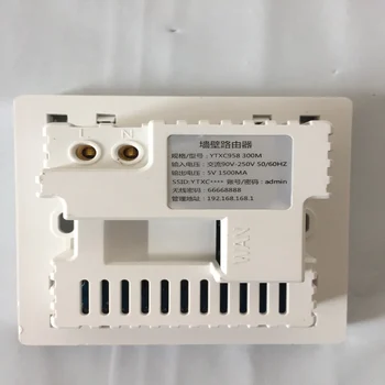 300M Sienos Įtaisytą Wireless AP Router Kartotuvas Stiprintuvas USB Įkrovimo lizdas 1000mA Išėjimo Akrilo Skydelis Su RESET WIFI WPS