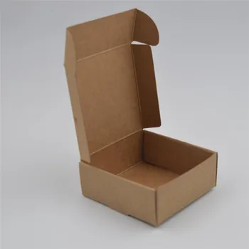 Mažas Kraft popieriaus langelį,rudas kartonas rankų darbo muilo dėžutė,baltas amatų popieriaus dovanų dėžutė,juoda pakuotės papuošalų dėžutė