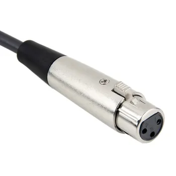 XLR Female USB Male 3m 9FT Juoda Kabelio Laido Adapteris, Mikrofonas Nuorodą Naujų M Kabelio Adapteris Adattatore cavoUSB