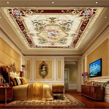 Individualizuotos fono paveikslėlį 3d freskomis HD Europos stiliaus lubų, grindų, sienų tapybos dokumentai namų dekoro papel de parede freskos 3d tapetai
