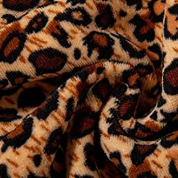 Bamblys Kūdikių Mergaičių Žiemos Kelnės Leopardas Spausdinti Vilnos Žiemos Antblauzdžiai Merginos Išlaikyti Šiltas Kelnes pantalones legging meisje