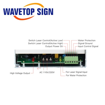WaveTopSign HY-DY13 100W Co2 Lazerio Maitinimo PAMI Z2/W2/S2 CO2 Lazerio Vamzdelio Graviravimas ir Pjovimo Staklės KS Serija