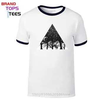 Juokinga, Trikampio Dizaino MTB Dviratį marškinėliai vyrams Kalnų Dviratininkas Juoda Medžių T-shirt 2020 Naujausias Mados BMX Dviračių Viršūnes Tees