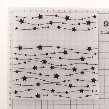 Įspaudas Katalogai Mažai Žvaigždžių Plastiko Aplankas Skaidrus Šabloną Scrapbooking 