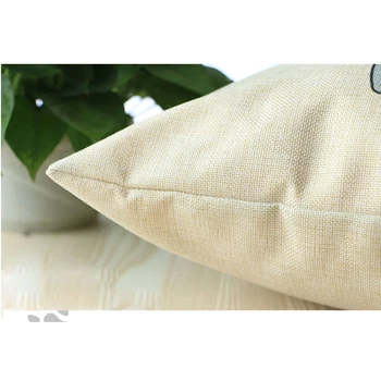 Pembroke Welsh Corgi Tapybos meno lino 45 * 45CM pagalvės užvalkalą Pagalvėlė padengti Viešbutis, biuras, baras, automobilių, namų sofos pagalvių ir pagalvėlių apvalkalus