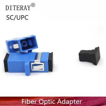 50/100/200pcs SC UPC Ryšio režimas optinio tinklo Adapteris SC Optinio pluošto sankabos SC Pluošto flanšas SC UPC jungtis