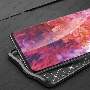 Auroras Soft Case For Samsung Galaxy S21 Ultra Silikono Litchi Modelis PU odos, atsparus smūgiams gaubtas, Skirtas 