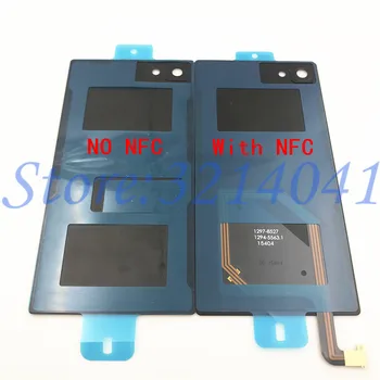 10vnt/Daug Galinio Stiklo Baterijos Durų Būsto Galiniai Galinio Dangtelio Z5 Mini Pakeitimo Sony Xperia Z5 Kompaktiškas E5803 E5823+NFC