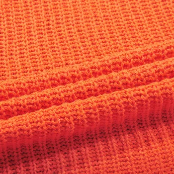 Nauja Rudens Mados Moterų Megztinis Mezgimo Kišenėje Sluoksniuotos Rankovėmis Megztinis Negabaritinių Vienas Dydis Megztiniai Gryna Spalva Ilgas Megztinis