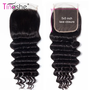 Tinashe Plaukų Brazilijos Prarasti Giliai Banga 5x5 HD Skaidrus Nėriniai Uždarymo Laisva/Viduriniosios Remy Human Hair 5x5 HD Nėrinių Uždaryti
