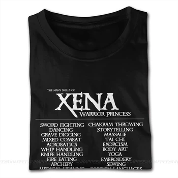 Xena Karingoji Princesė Turi Daug Įgūdžių Spausdinti marškinėliai S-6XL Vyrų Linksmas Grafinis T-shirts