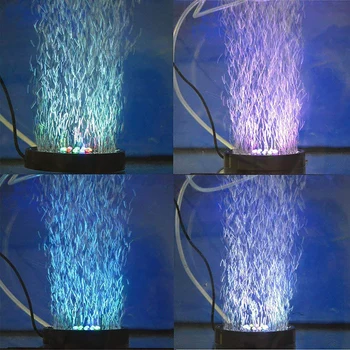Spalva Keičiasi Vandeniui LED Šviesos Akvariumas Apvalus Žuvų Bakas Barboterio Dekoro Lempos Ši šviesa yra ideali akvariumas, žuvų bakas baseinas