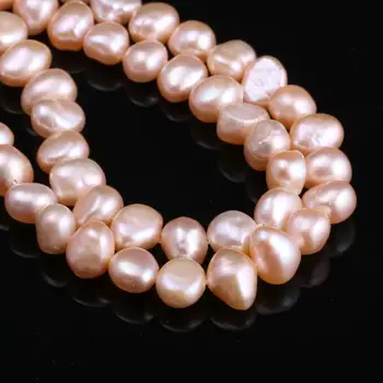 Natūralūs Gėlavandenių Perlų Karoliukus Atgal Laisvi Karoliukai Bulvių formos Perlai už Pakabukai Papuošalai, Aksesuarai, Karoliai 7-8mm