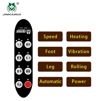 JinKaiRui Elektros Vibracija Foot Massager Infraraudonųjų Spindulių Šildymo Kelio, Kojos, Blauzdos Šlaunų Masažo Prietaisas, Oro Slėgio Massagem Skausmo