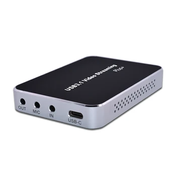 4K30 Filmavimo HDMI su USB3.0 Filmavimo Kortelės Dongle Žaidimas Streaming Live Stream Transliacijos Diktofonas Adapteris gali Mikrofonas