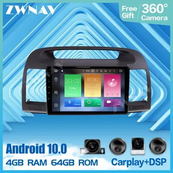 360 Fotoaparatas 9 10 Colių Android Multimedijos grotuvo Toyota Camry 5 2001 2002 2003 2004 2005 2006 radijo garsas stereo GPS galvos vienetas