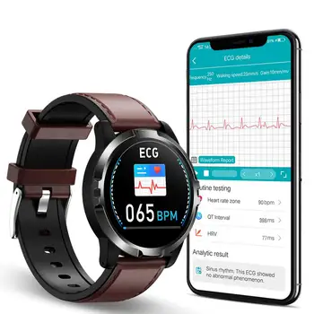 Bakeey GO3 EKG HRV Širdies ritmo Monitorius Apyrankės 10 Sporto Rūšių Kraujo Spaudimo Deguonies Tracker Dial Pakeisti IP67 Smart Žiūrėti