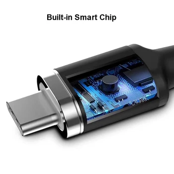 5A(Max) Magnetinio TIPO C Kabelio PD Greito Įkrovimo USB-C Duomenų Kabelį, Skirtą 