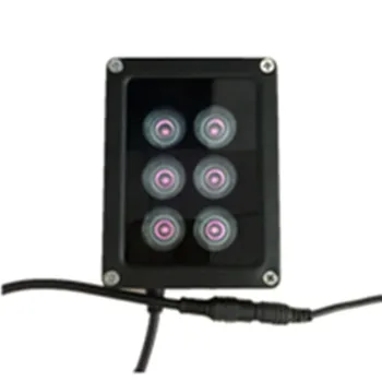 VAIZDO IR Šviesos SPINDULIŲ Prožektorius infraraudonųjų spindulių 6 LED didelės galios Masyvo 850nm IR VAIZDO kamera užpildykite šviesa IR apšvietimas