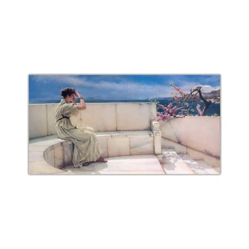Citon Lawrence Alma-Tadema《Lūkesčius》Drobė, Aliejus, Tapyba Meno kūrinius Nuotrauką Šiuolaikinės Sienų Dekoras Namų kambarį Apdaila