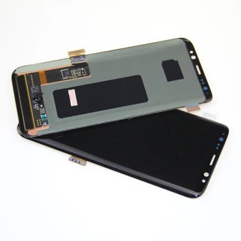 S8 G950 LCD SAMSUNG Galaxy S8 G950 G950F Ekranas Jutiklinis Ekranas skaitmeninis keitiklis nemokamai klijai