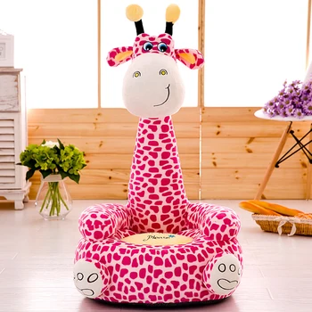 Mielas Žirafa Kūdikių Sofos, Sėdynės Padengti Mokymosi Sėdėti Kėdė Atveju be Užpildo, Kūdikis Nešiojamas Kėdės Dovanos Vaikams