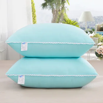 Nuplauti medvilnės pagalvės vieną / du kartus pagalvę core home hotel aksomo plunksna kaklo pagalvė dvigubai vienas studentas stačiakampis pagalvės