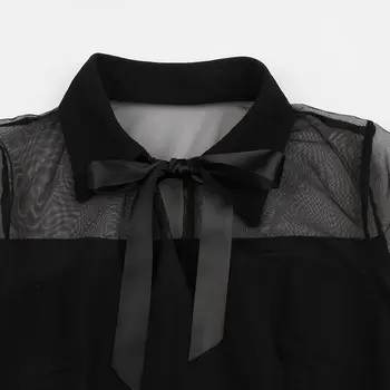 Moterų Gotikos Nėrinių Mini Suknelė Seksualus Matyti Per Blyksnius Rankovės 2020 Metų Vasaros Moteriška Šalis Derliaus Atsitiktinis Trumpas Juodas Akių Goth Suknelės
