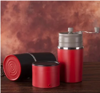 FeiC 1pc 2 spalvų 2016 naują atvykimo mini šlifuoklis&kūrėjas su Metalo filtro ir virdulys už lašinamas kavos visus į vieną lauko Kelionių dizainas