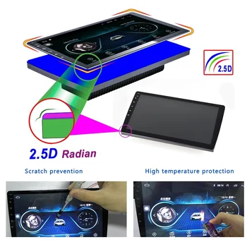 Automobilio Radijas 2 Din 10.1 colių Universalus Grotuvas GPS NAVIGACIJA, Automobilių Multimedia Player 