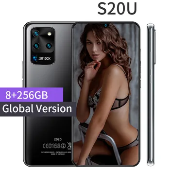 2020 Naujausias 7.7 Colių Galay S20U Tinklo Snapdragon865 Išmanusis telefonas 4 Kameros 8G RAM 256G ROM Octa Core Pasaulio Versija Mobiliojo Telefono