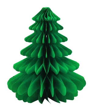 3pcs/set Retro Kalėdos Popieriaus Korio Dekoracijos (Santa Hat,Snaigės Popieriaus Ventiliatorius, Medaus Medis) Šventės Dekoras