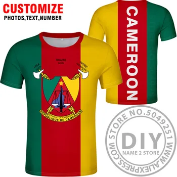 KAMERŪNAS marškinėliai nemokamų užsakymą pavadinimas numeris cmr šalį t-shirt tautos vėliava cameroun kamerūno cm prancūzų nuotraukų spausdinimo logo drabužiai