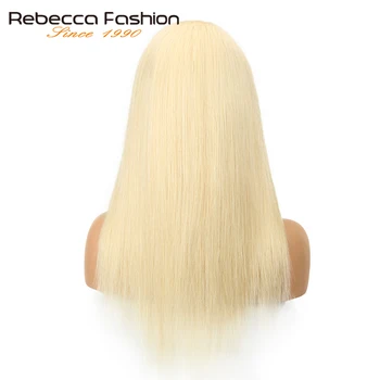 Rebecca 613 Blond Nėriniai Priekiniai Perukas Su Kūdikių Plaukus Remy Brazilijos Tiesiai Žmogaus Plaukų 613 Priekinio Perukai 14-18 Cm 150% Tankis
