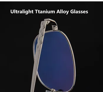 Puikus titano lydinio Vyrų Optinių Rėmelių Akinius Aikštėje Recepto Akiniai Rėmeliai Ultralight Verslo Akiniai