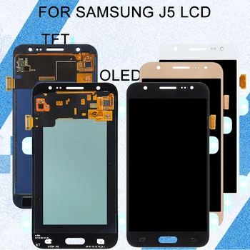 Catteny J5 J500 Lcd Samsung Galaxy J5 Ekranas Jutiklinis Ekranas skaitmeninis keitiklis Asamblėjos J500M J500DS Ekranas Nemokamas Pristatymas+įrankiai