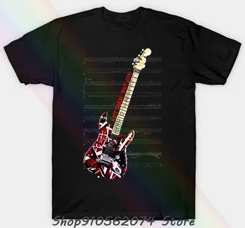 Unisex marškinėliai Eddie Van Halen Gitaros Ai Ne Talkin Bijau Myliu Retro Vintage Hard Rock
