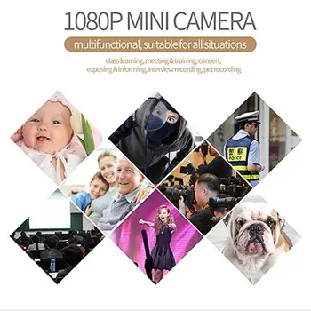HD 1080P Automobilių, Namų CMOS Jutiklis Naktinio Matymo vaizdo Kamera Micro Kameros, mini vaizdo Kameros, kamera DV DVR Judesio įrašymo Kameros KV. 11