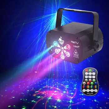 120 Modelio Lazeris Scenos Apšvietimas RGB LED USB Projektoriaus Šviesos Šalis, DJ disco šviesos mini scenos šviesos keista, projekciniai žibintai