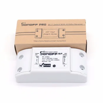 10vnt/daug Sonoff 433Mhz RF WiFi Bevielio ryšio Smart Switch Namuose Su RF Imtuvo Nuotolinio Valdymo pultą Smart Laikas Pereiti Belaidžio Kontrolės