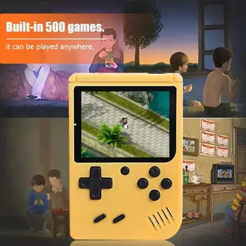 RS-50 Vaizdo Žaidimų Konsolėje įmontuotas 500 Žaidimų Nešiojamą Žaidimų Konsolę Retro Tetris Nostalgiškas Žaidimų Žaidėjas-Geriausia Dovana Vaikui