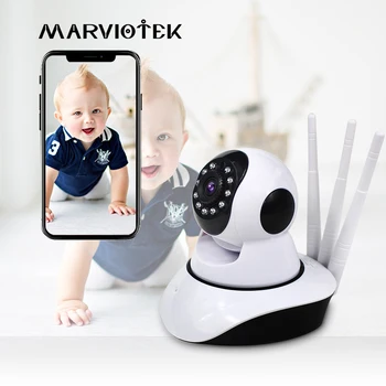 720P Kūdikio stebėjimo wifi Belaidė IP kamera, Wi-fi, Video Auklė Cam Kūdikių stebėti Kameros su Naktinio Matymo Mini kamera, dviejų krypčių garso
