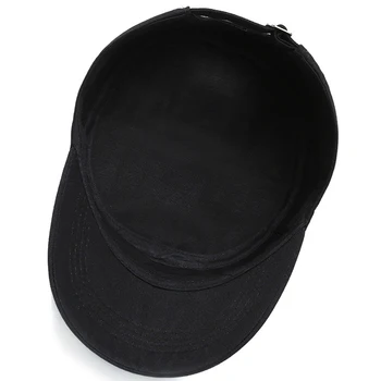 2021 NAUJAS Vyrai Moterys Skrybėlę Karinės Moterų Kariūnų Black Hat Moterų Armijos Žalioji karinio jūrų Laivyno Bžūp Medvilnė Klasikinis Karinės Skrybėlę Sailor Kepurės