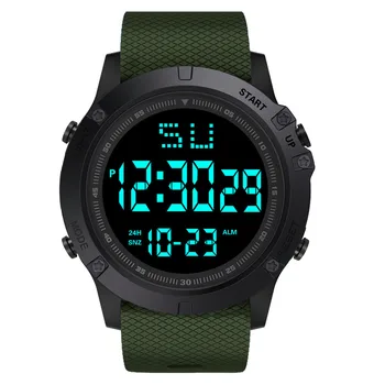 Laikrodžiai Vyrams, LED Skaitmenine Data Karinės Sporto Gumos Kvarciniai Laikrodžių Vyrams Žiūrėti Mados Kvarciniai Laikrodžiai Montre Homme Dovana Laikrodis #19