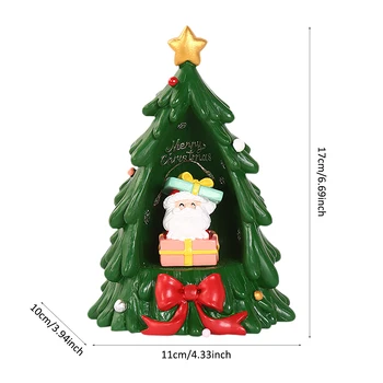 Kūrybos Mediniai Apšviesta Namus Santa Claus Apdailos Šviesos Medinių Kalėdų Eglučių Papuošalai Namuose Naujųjų Metų Dovana 2020 2021