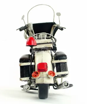 Retro kaustytomis geležies Amerikos dekoratyvinių menų 1976 pakeitimo rankų darbo senovinių kaustytomis geležies motociklo modelis gimtadienio dovana