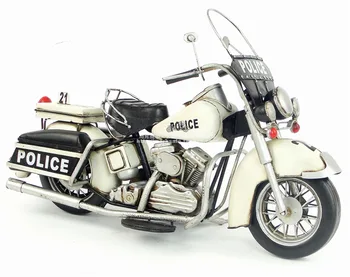 Retro kaustytomis geležies Amerikos dekoratyvinių menų 1976 pakeitimo rankų darbo senovinių kaustytomis geležies motociklo modelis gimtadienio dovana